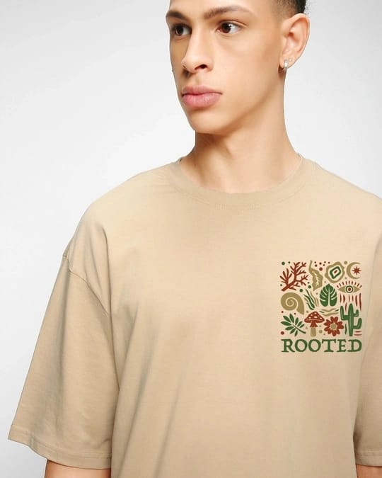 Rooted Nature Graphic Oversized t-shirt